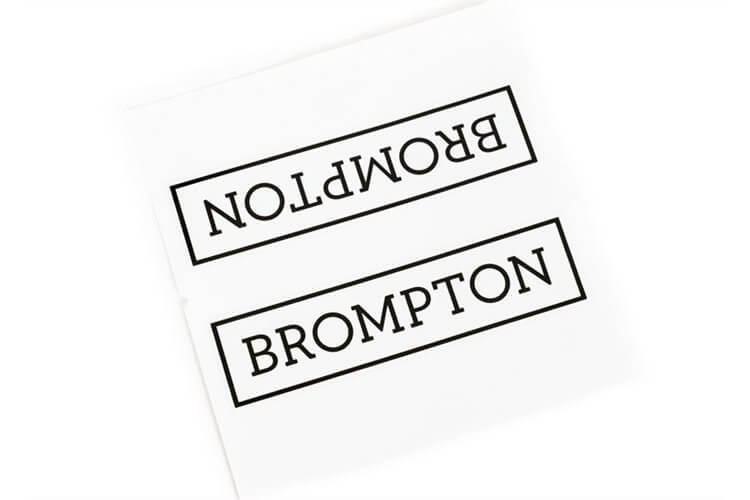 Brompton Decal For Main Frame