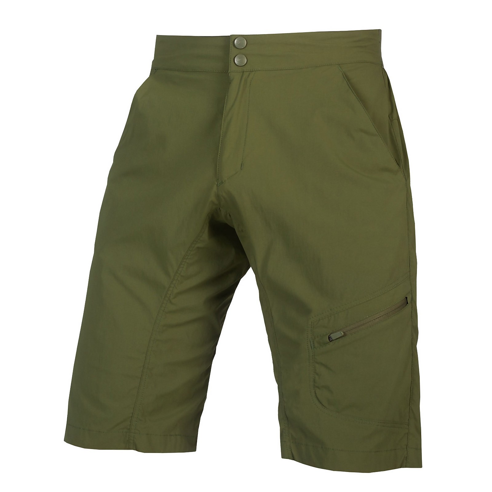 Hummvee Lite Short With Liner - Olive Green