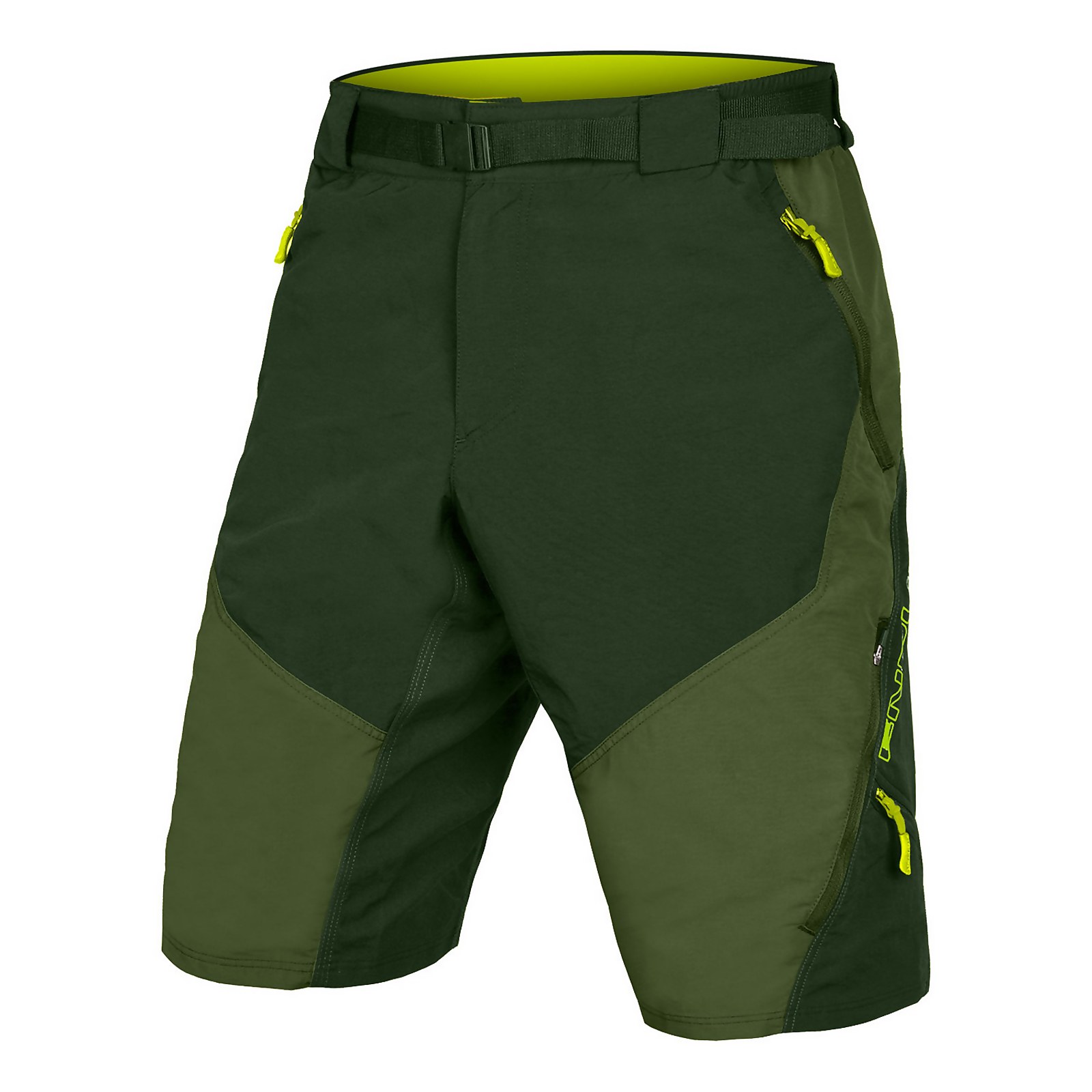 Hummvee Short Ii With Liner - Olive Green