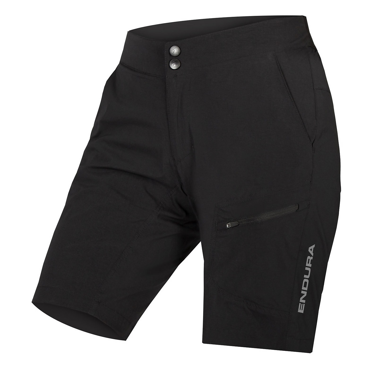 Womens Hummvee Lite Short With Liner - Black