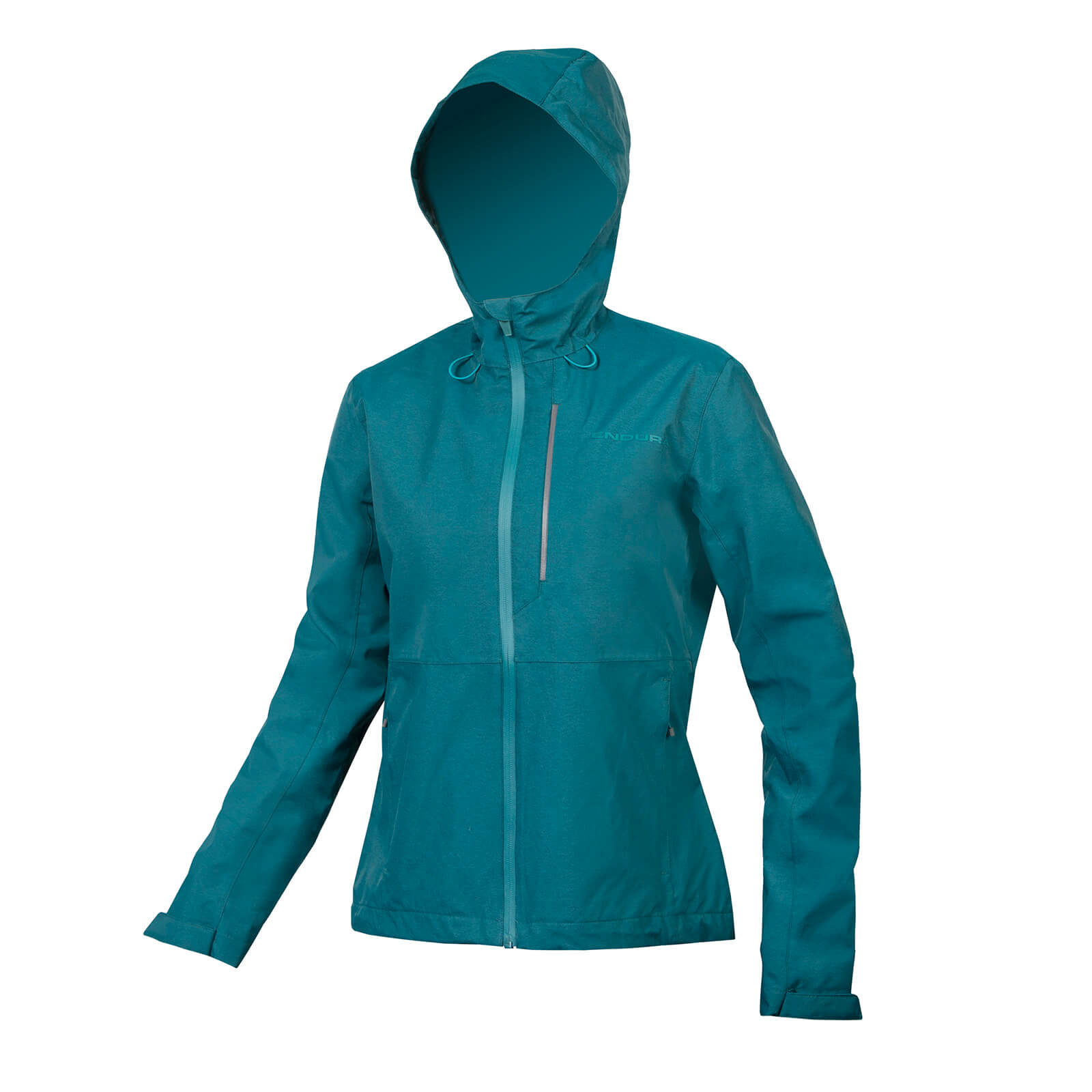 Womens Hummvee Waterproof Hooded Jacket - Deep Teal
