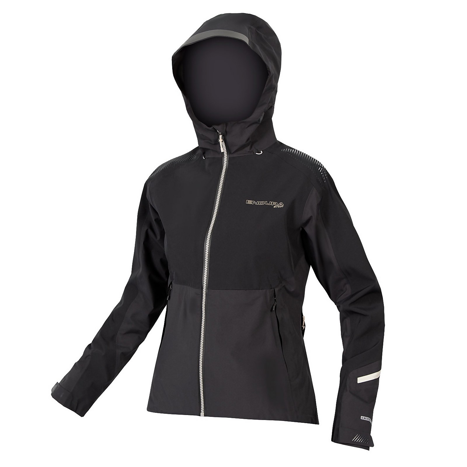Womens Mt500 Waterproof Jacket - Black