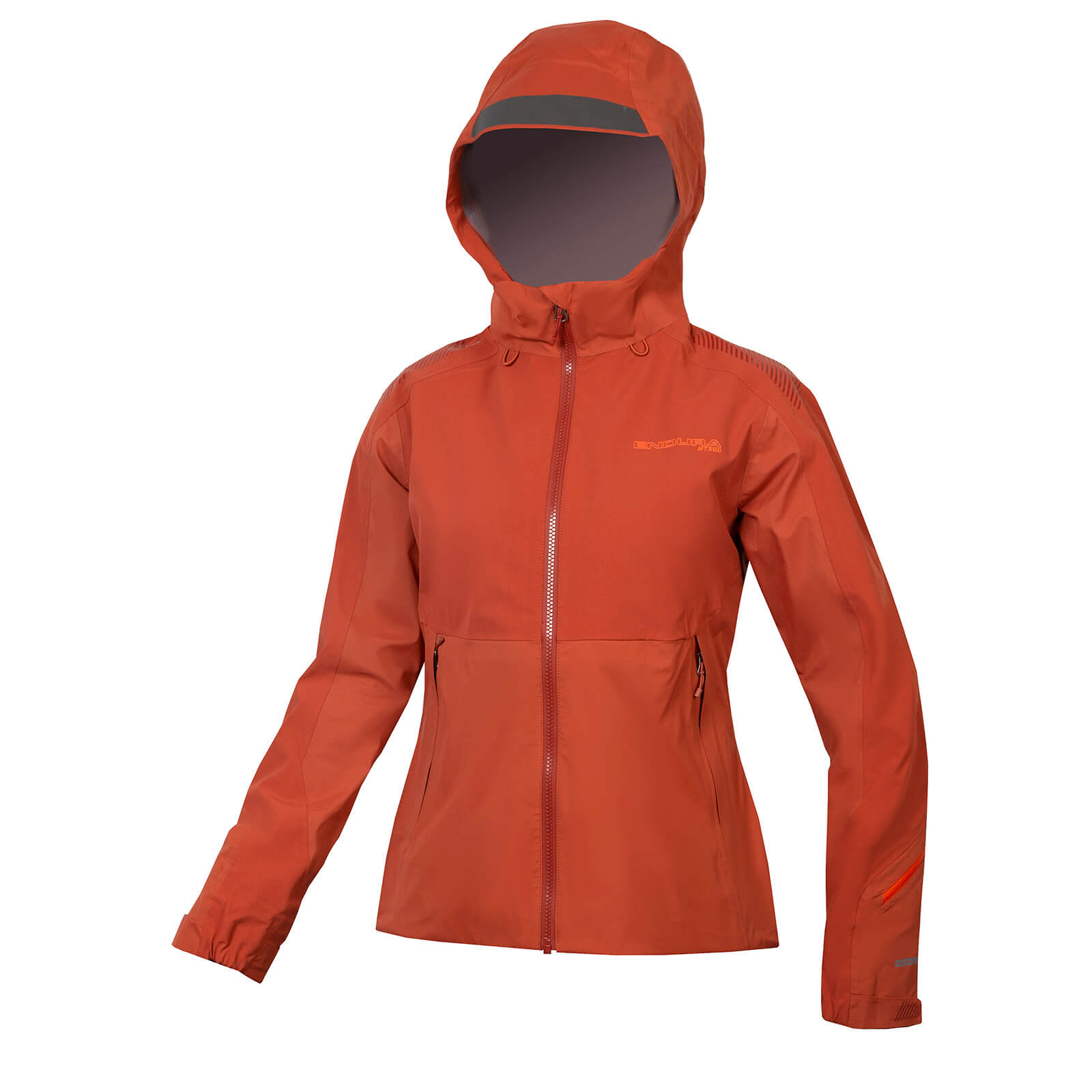 Womens Mt500 Waterproof Jacket - Cayenne