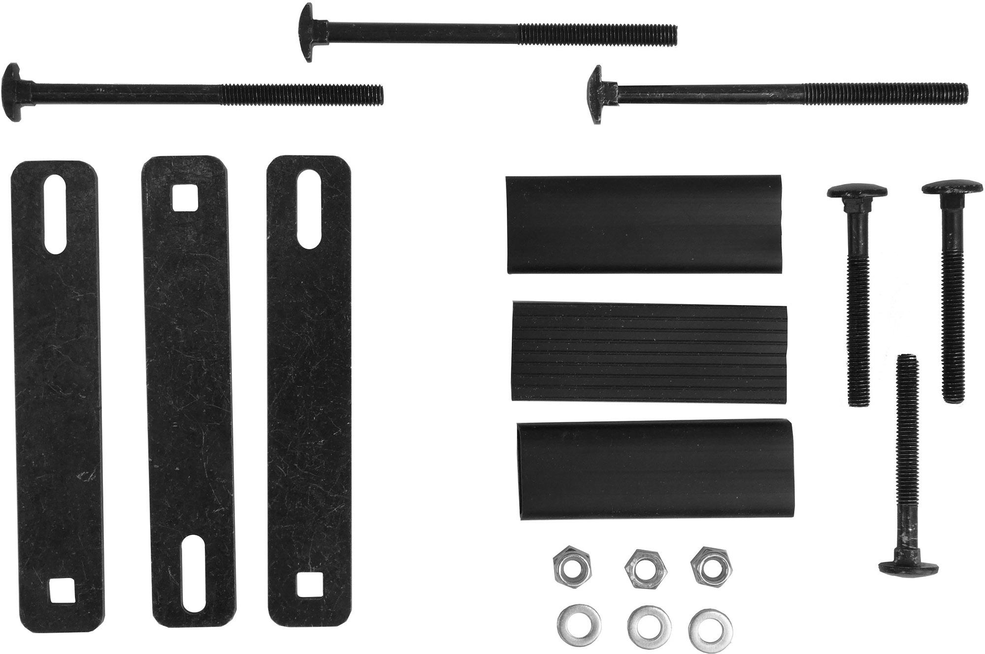 Peruzo Square Bars Fixing Kit (art.875)  Black