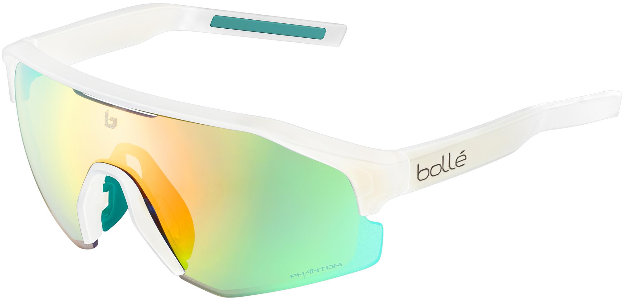 Bolle Lightshifter Phantom Pc Sunglasses 2022  White Matte/clear/green