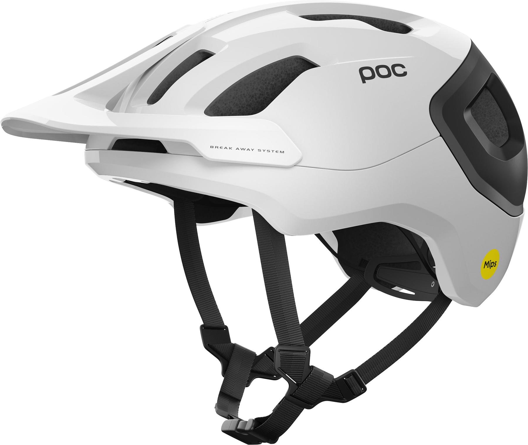 Poc Axion Mips Helmet  Hydrogen White/uranium Black Matt