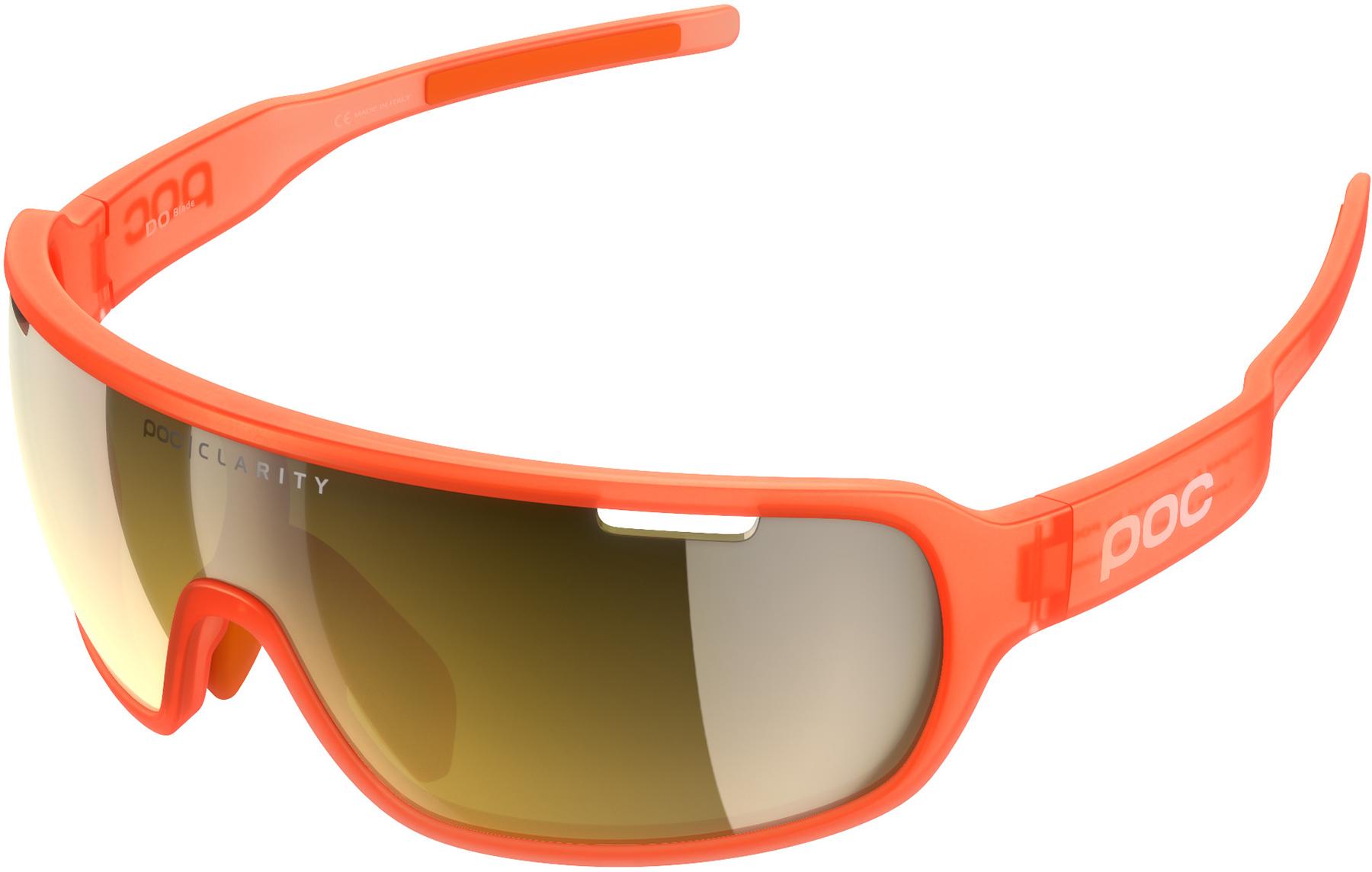 Poc Do Blade Clarity Sunglasses  Fluorescent Orange Translucent