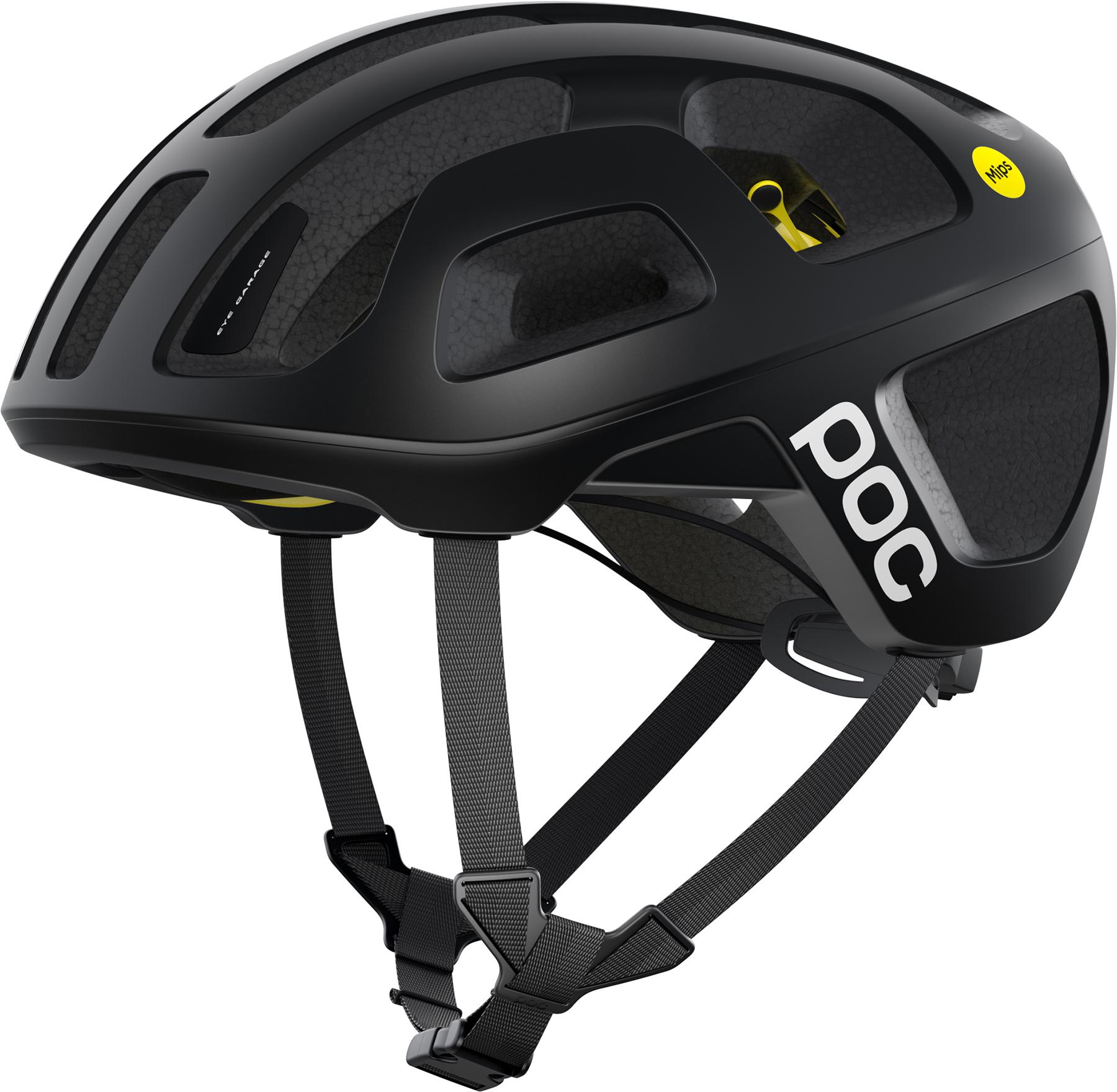 Poc Octal Mips Road Cycling Helmet  Uranium Black Matt
