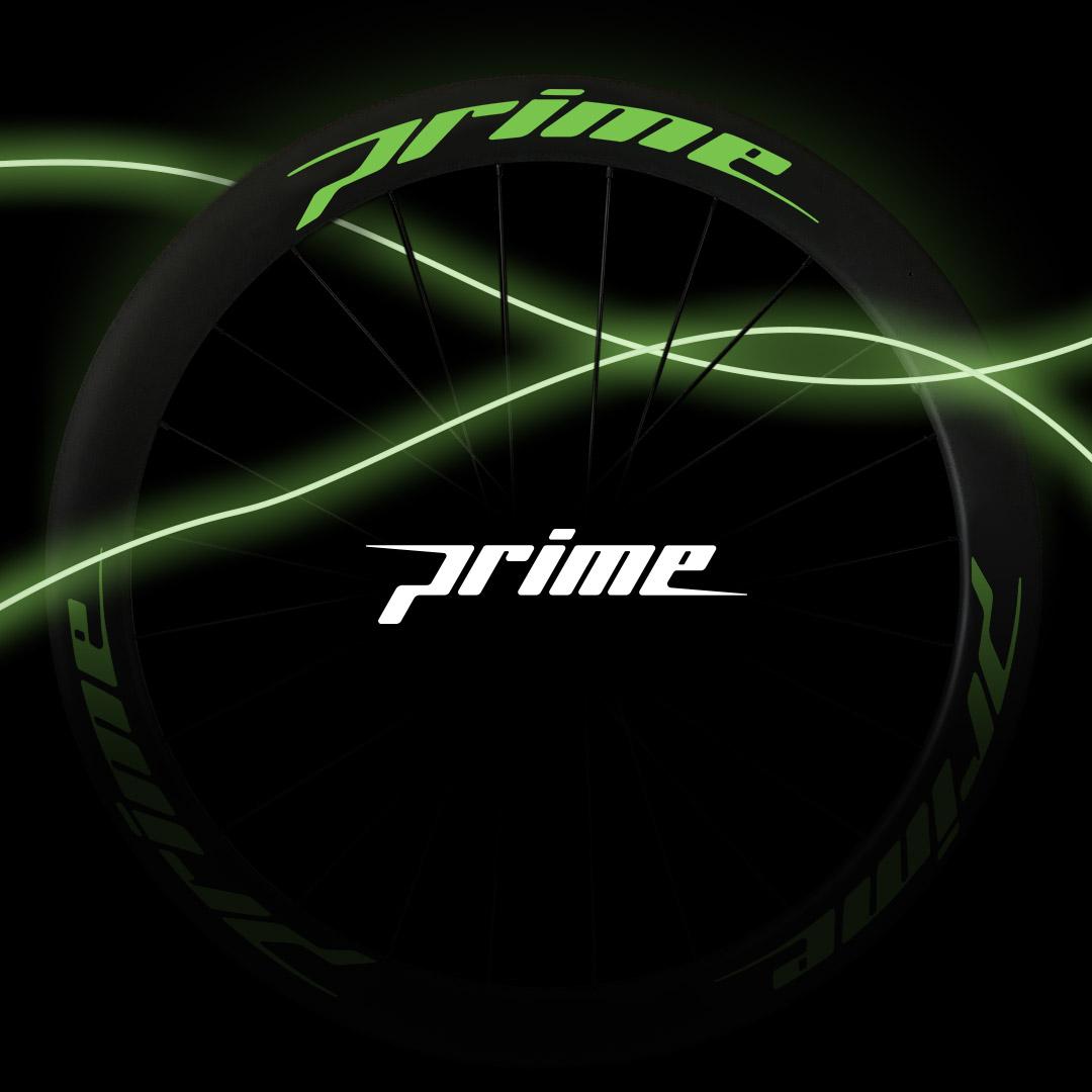 Prime Rr-50 V3 Road Wheel Sticker Pack  Green