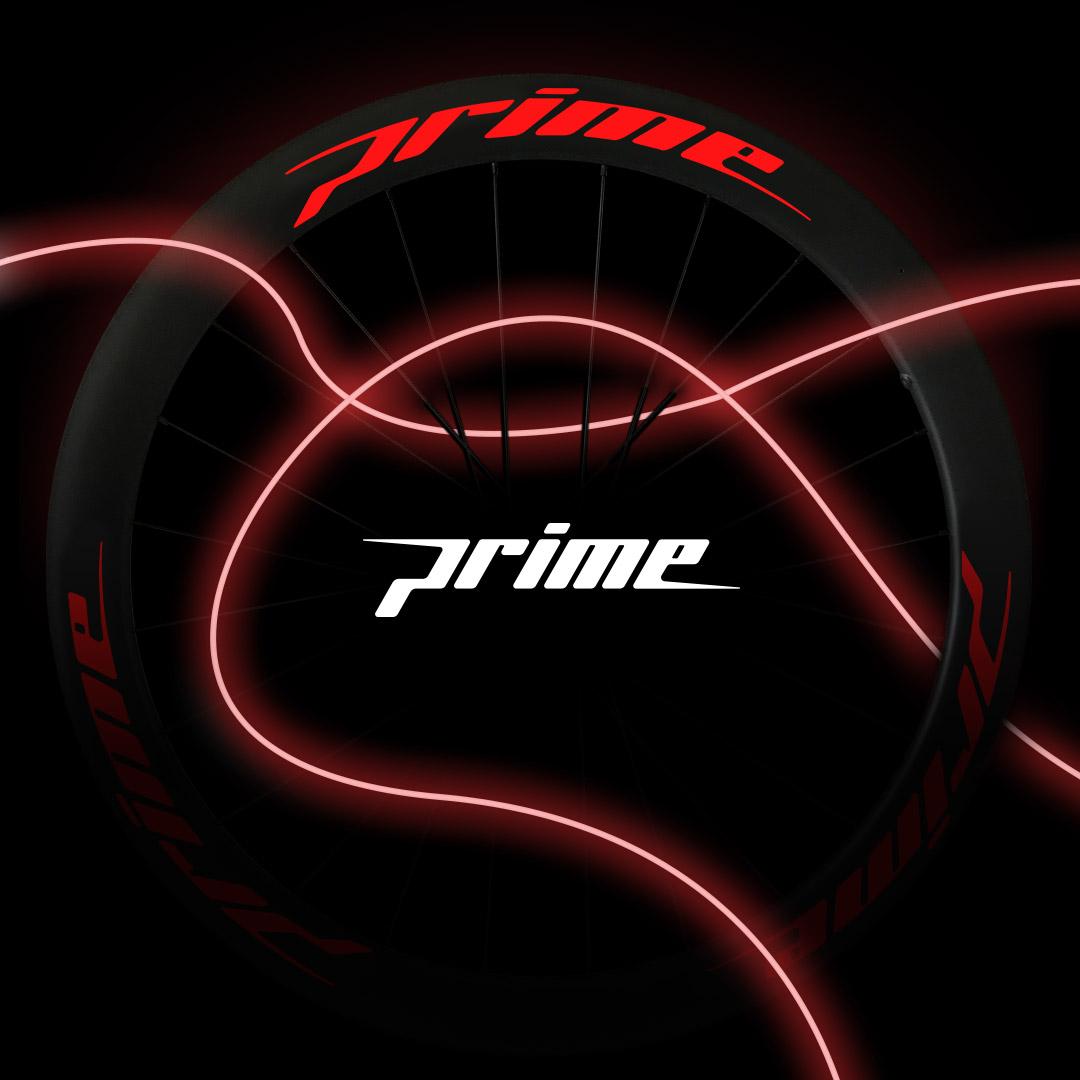 Prime Rr-50 V3 Road Wheel Sticker Pack  Red