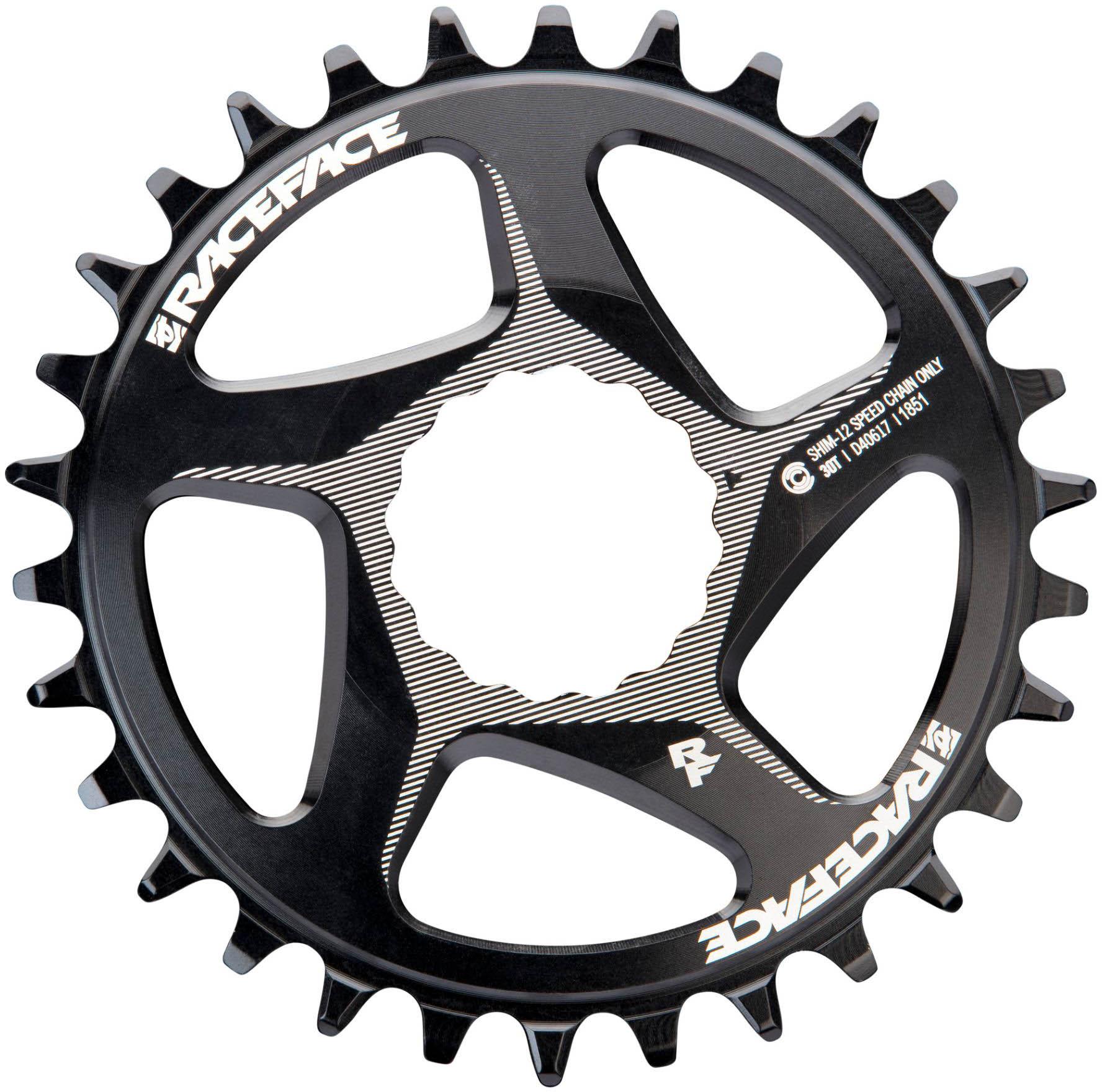 Race Face Direct Mount Shimano Chainring  Black
