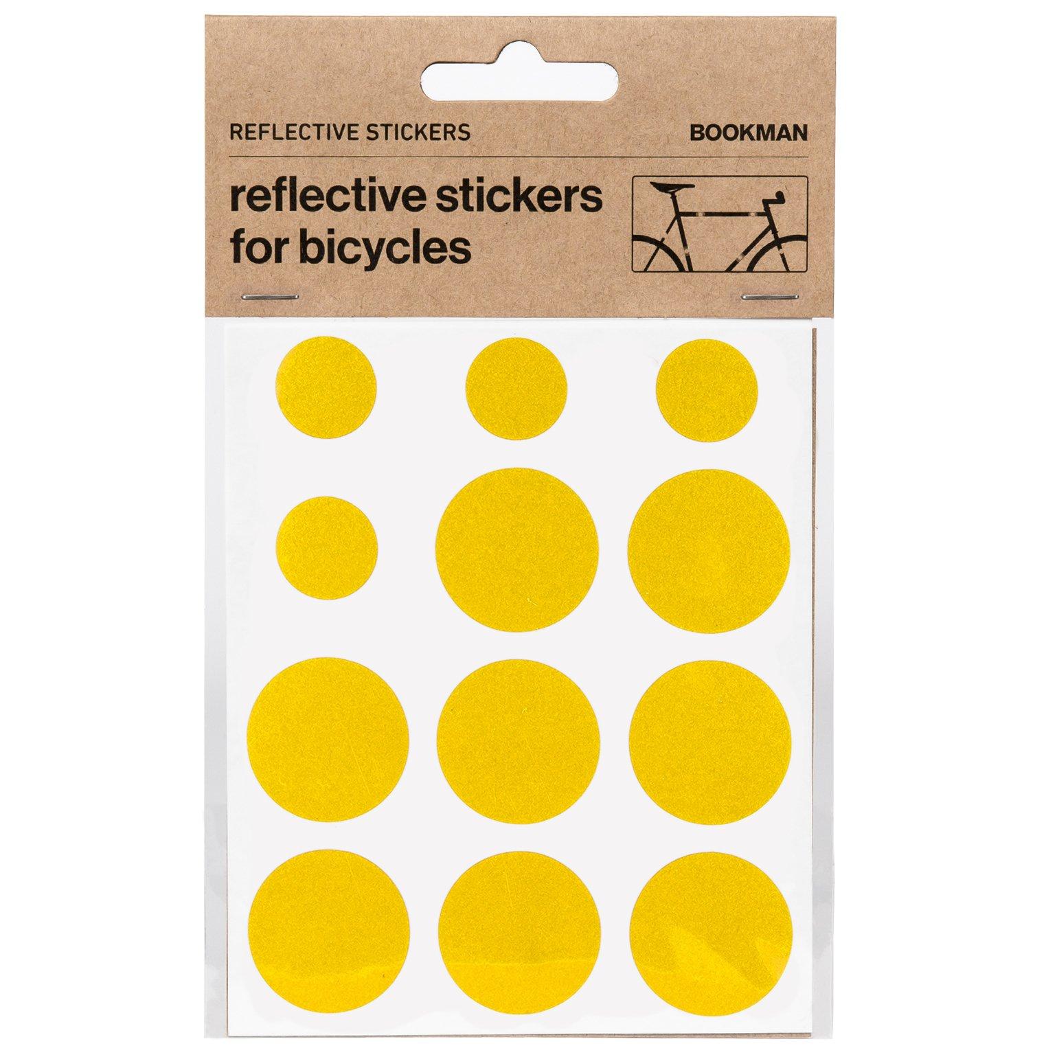 Bookman Reflective Stickers  Yellow
