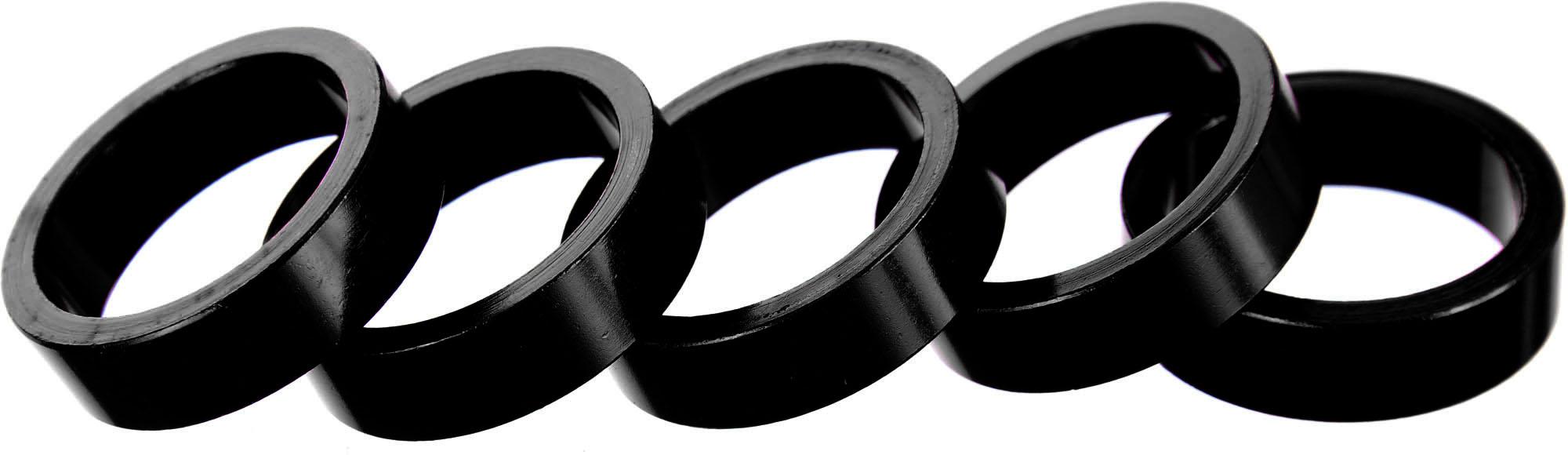 Brand-x Alloy Headset Spacers (5x10mm)  Black