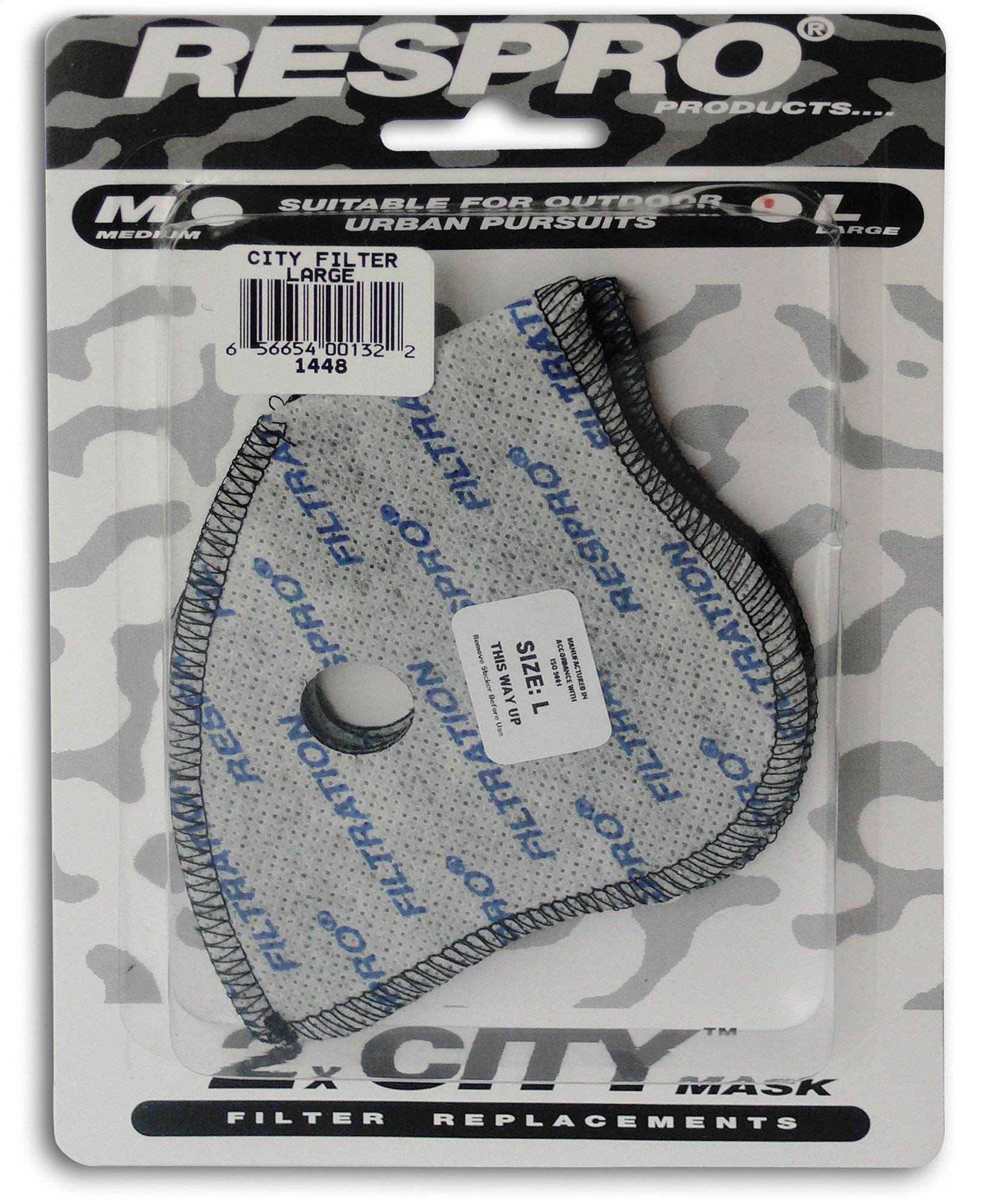 Respro City Anti-pollution Face Mask Filter  Grey