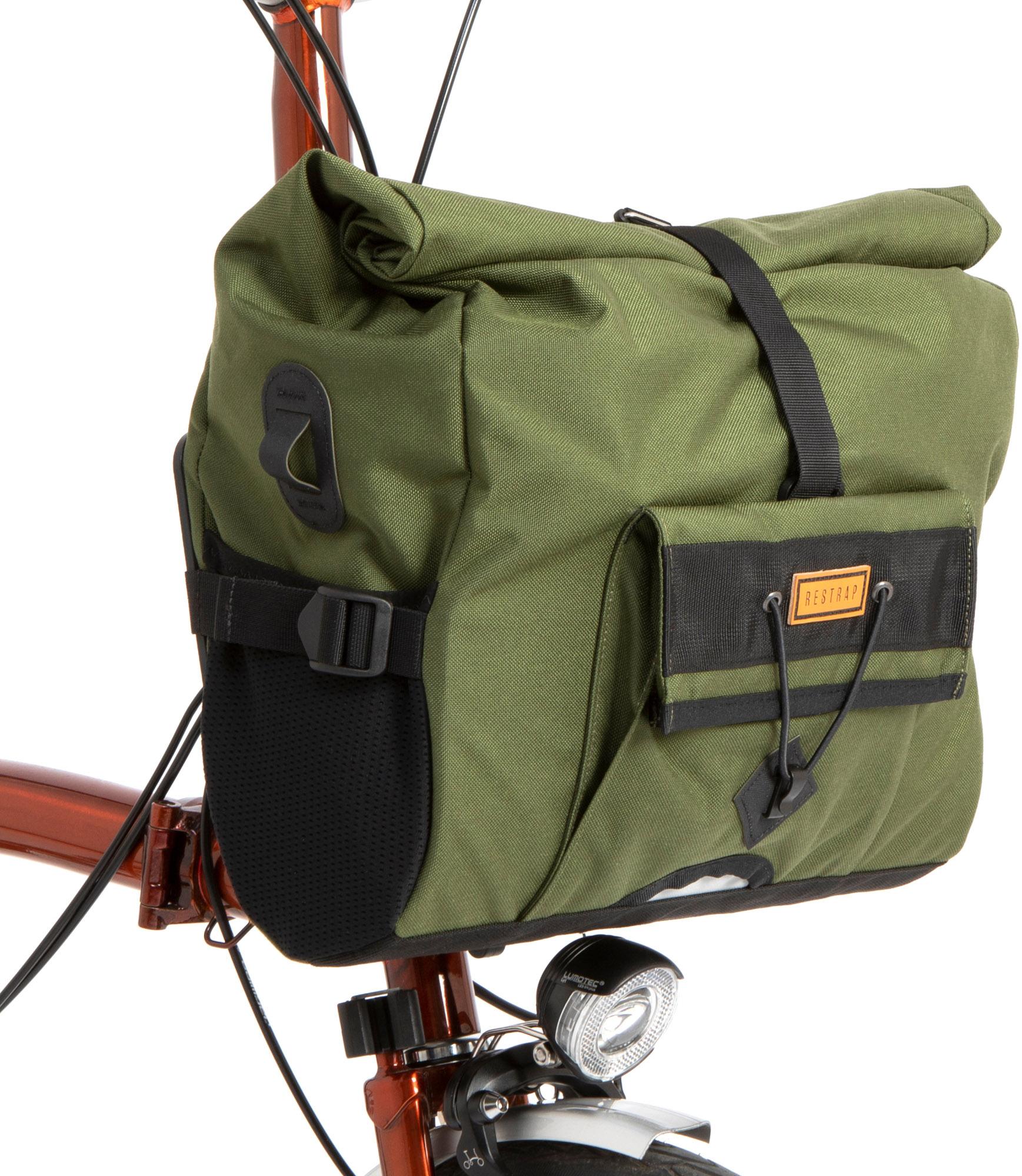 Restrap City Loader Commuter Bike Bag  Olive