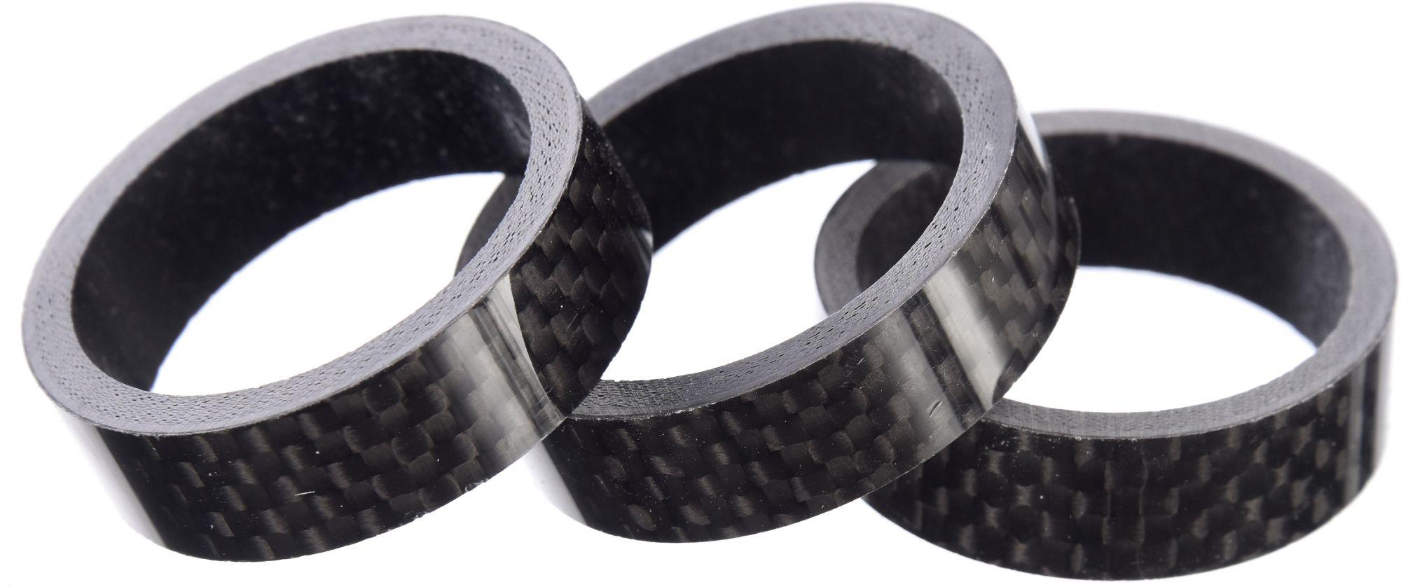 Brand-x Carbon Headset Spacers (3x10mm)  Black