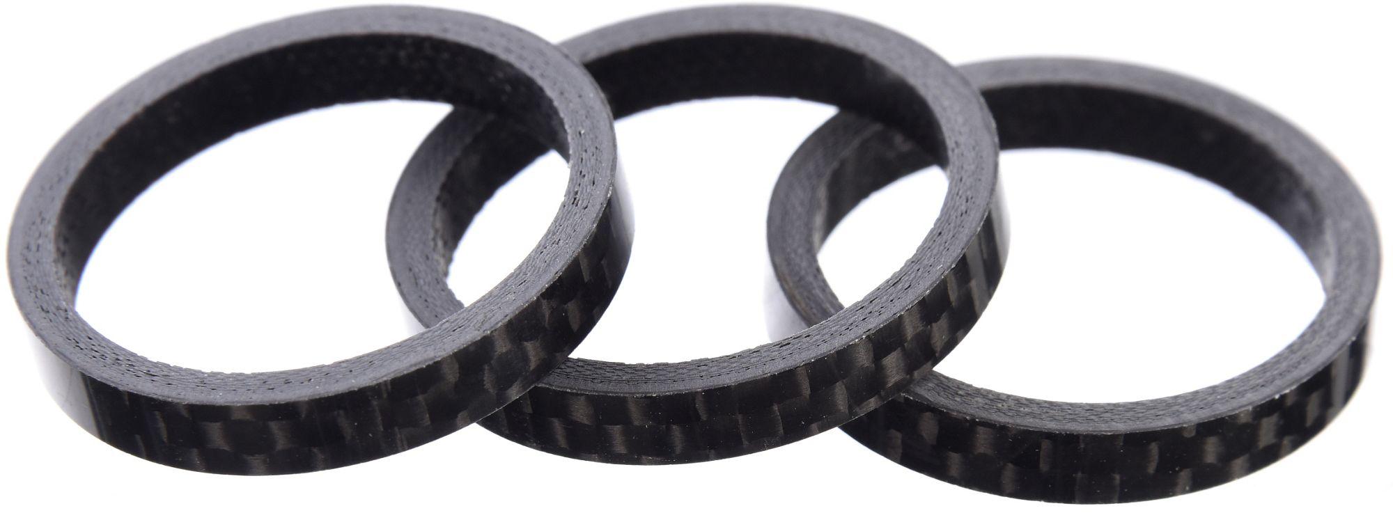 Brand-x Carbon Headset Spacers (3x5mm)  Black
