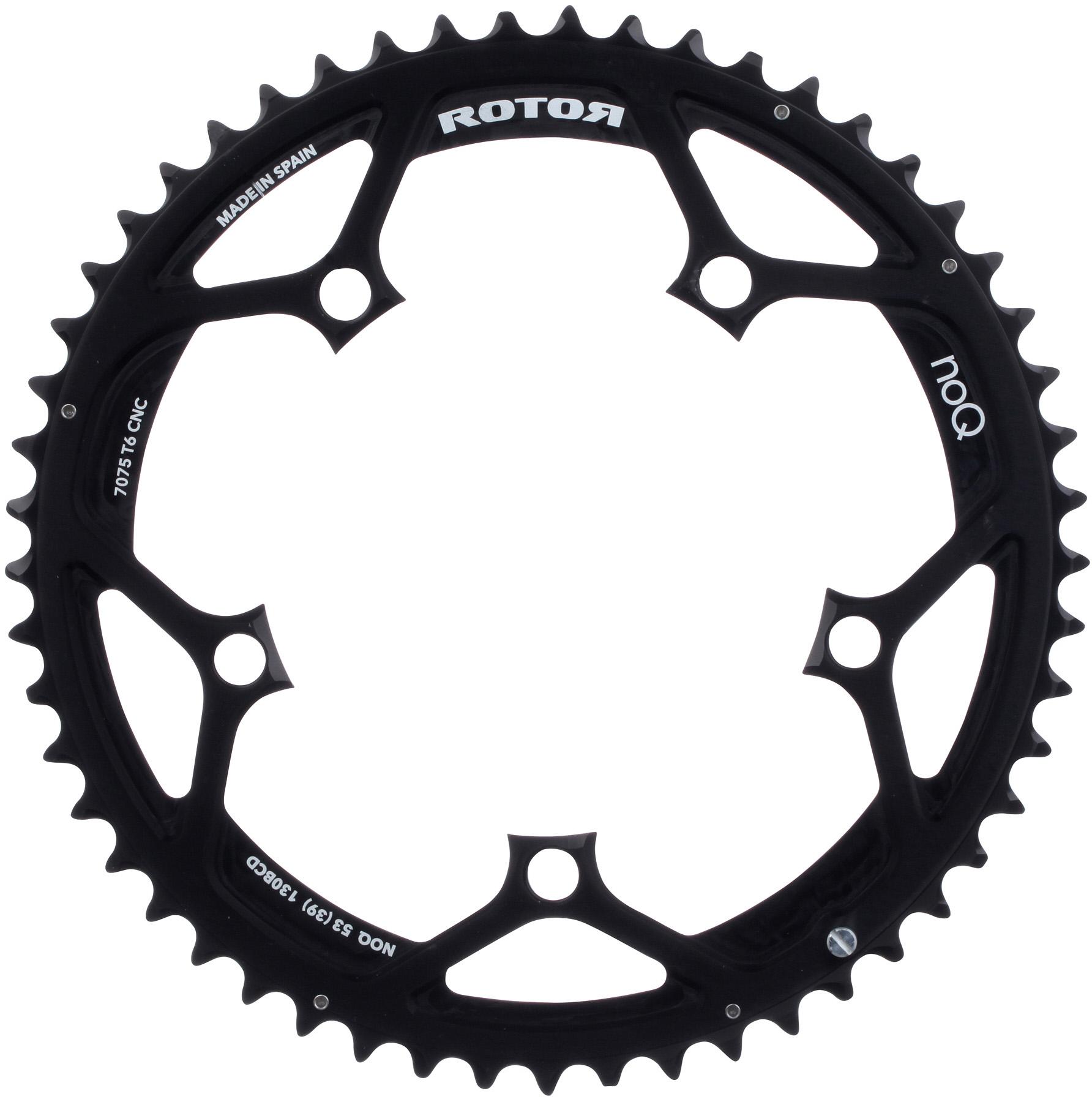 Rotor Noq Road Outer Chain Ring  Black