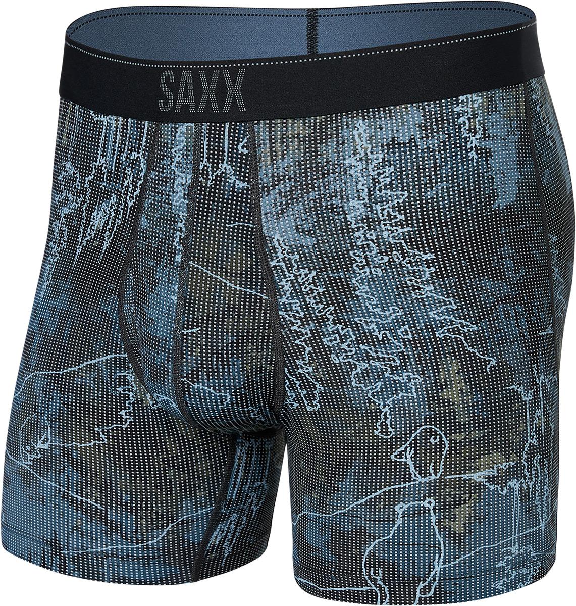 Saxx Quest Boxer Brief Fly  Smokey Mountains- Multi