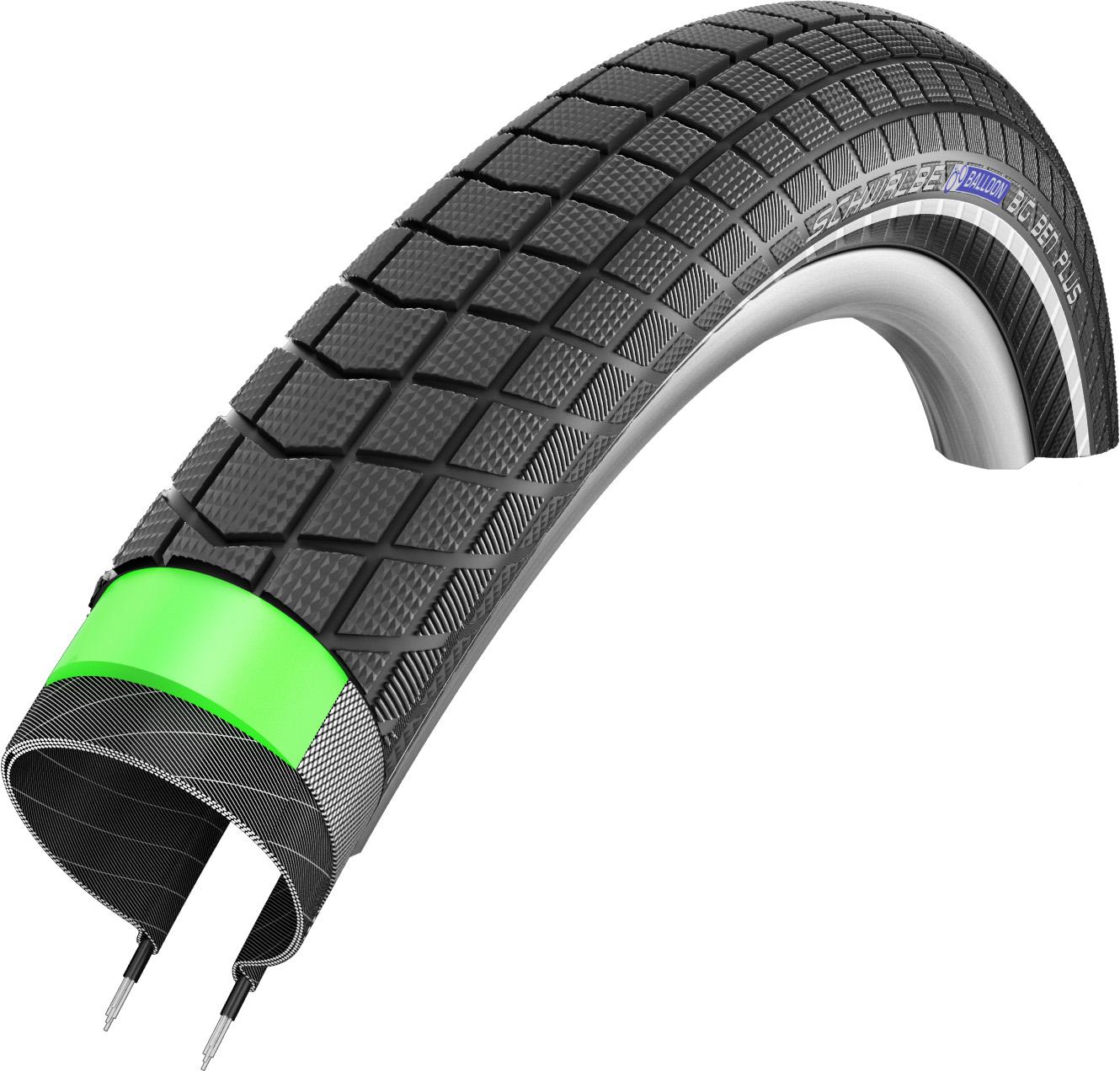 Schwalbe Big Ben Plus Greenguard Mtb Tyre  Black/reflex