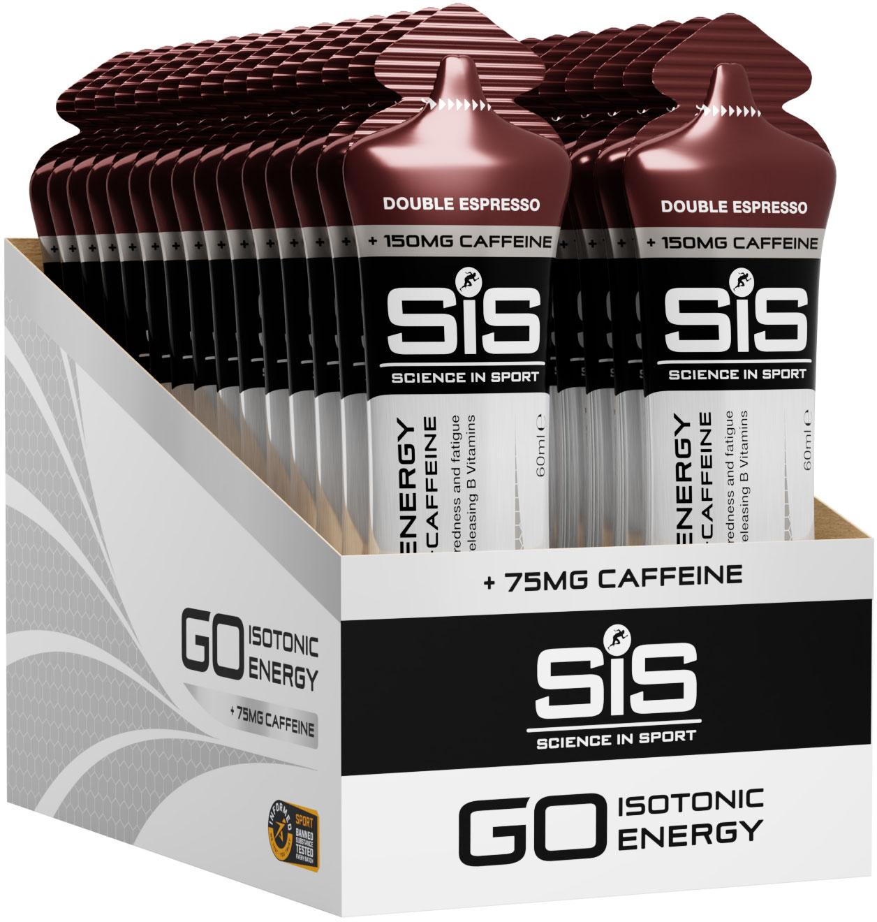 Science In Sport Go Energy + Caffeine Gels 60ml X 30
