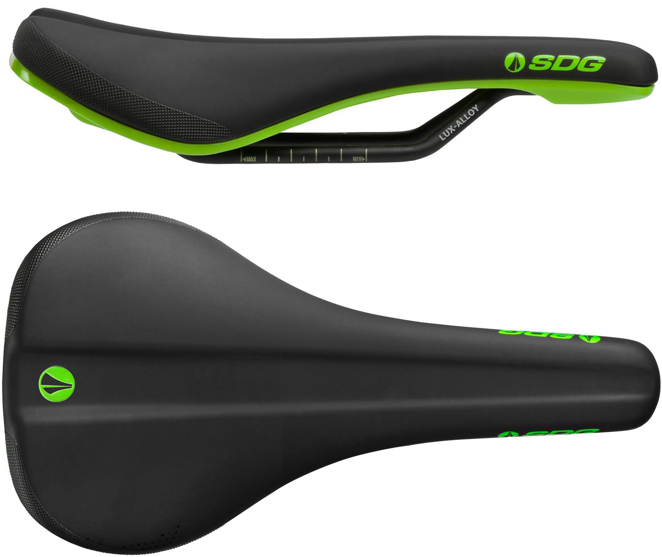 Sdg Bel Air 3.0 Lux-alloy Bike Saddle  Black/green