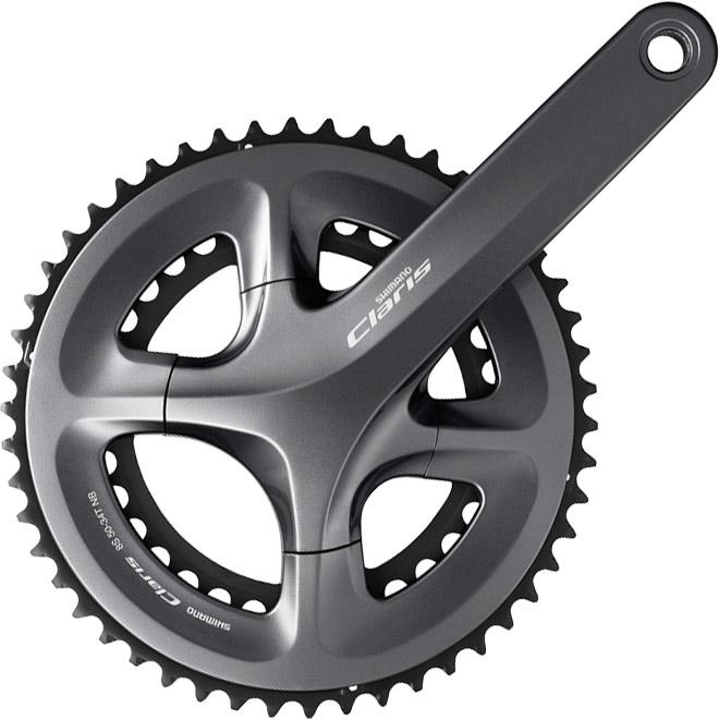 Shimano Claris R2000 Compact 8 Speed Chainset  Silver