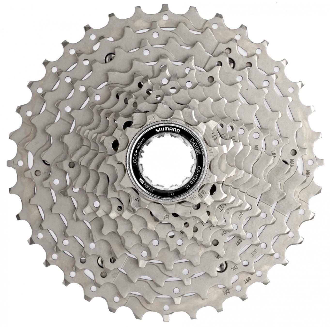 Shimano Deore Hg50 10 Speed Mtb Cassette  Silver