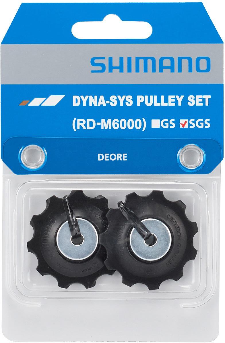 Shimano Deore Rd-m6000 10 Speed Jockey Wheels  Black