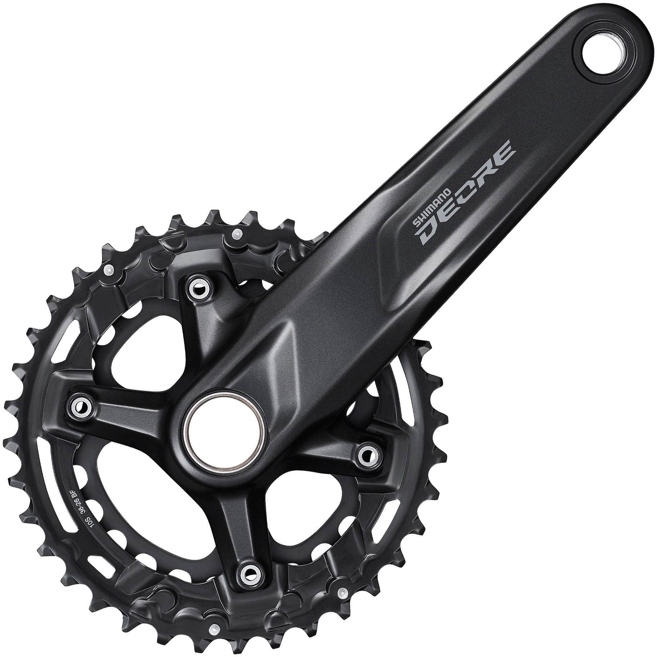 Shimano M4100 Deore 10 Sp Boost Double Chainset  Black