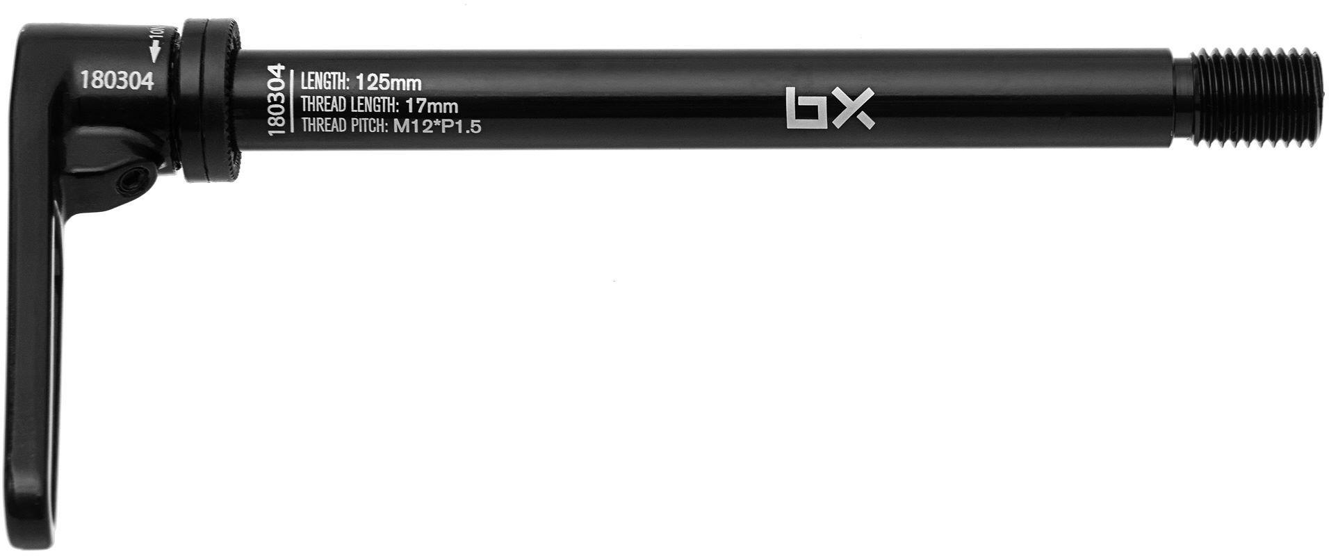 Brand-x Twist Lever Thru Axle  Black
