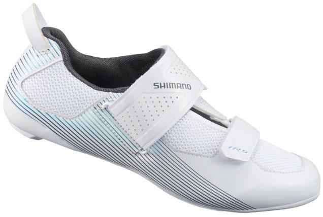 Shimano Womens Tr5 Triathlon Cycling Shoes  White