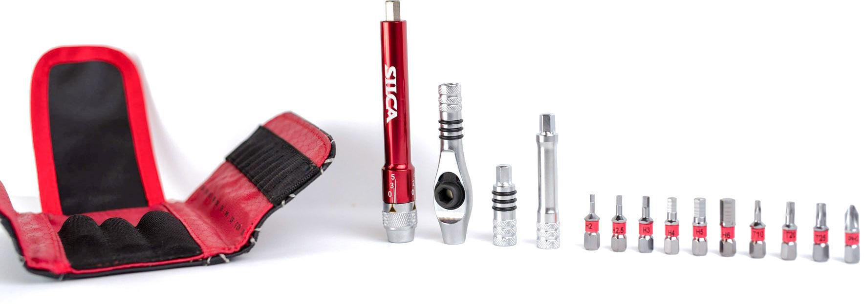 Silca T-ratchet+ And Ti- Torque Kit  Red