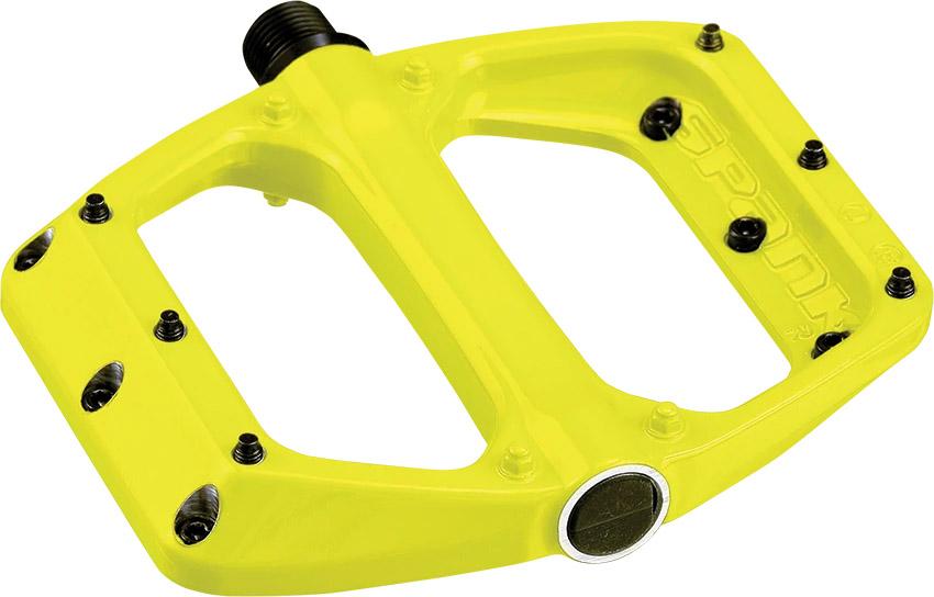 Spank Spoon Dc Flat Pedals  Yellow