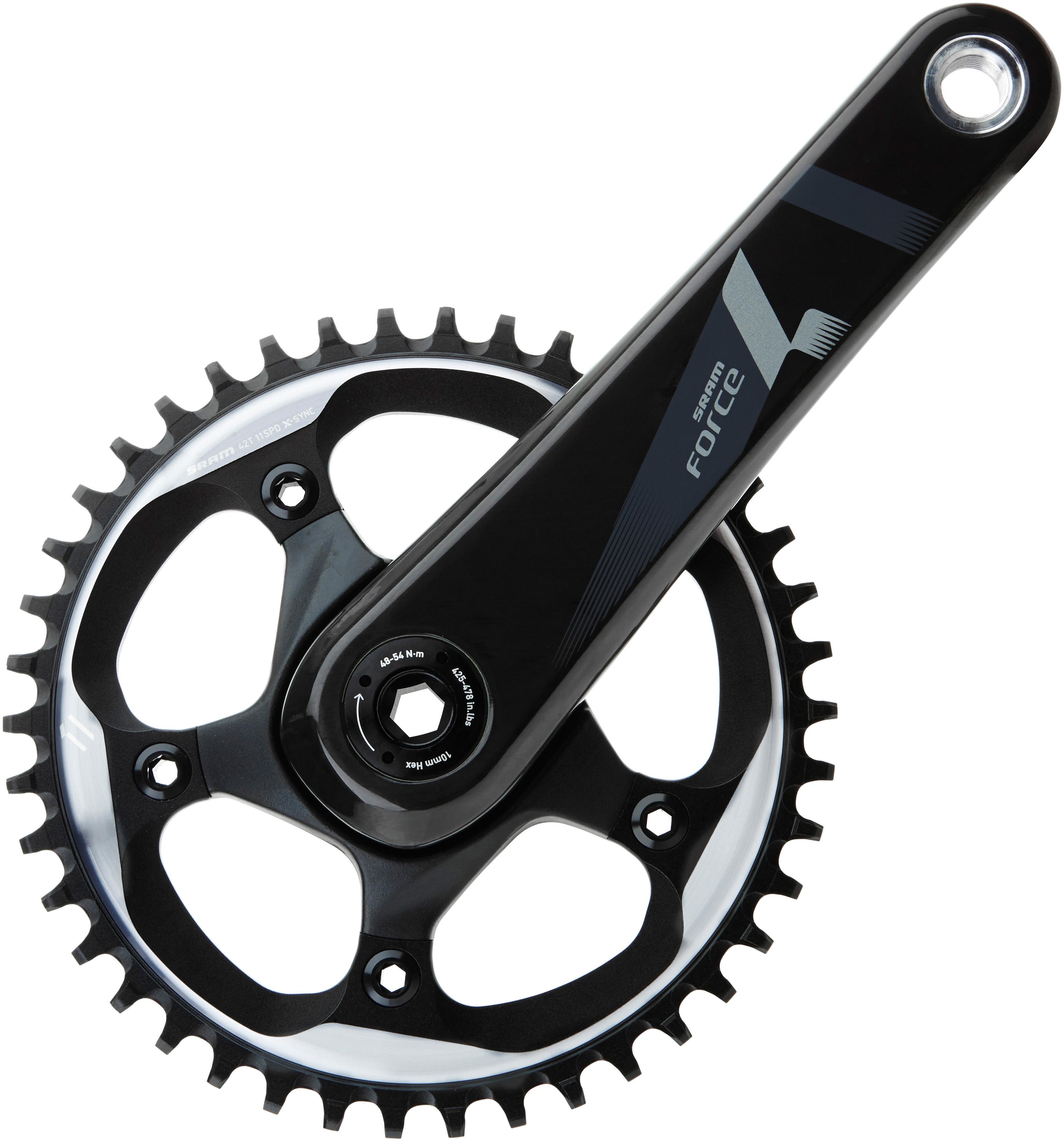 Sram Force 1 1x11 Speed Cyclocross Chainset  Black