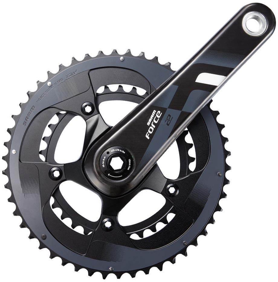 Sram Force 22 Bb30 11sp Road Double Chainset  Black/grey
