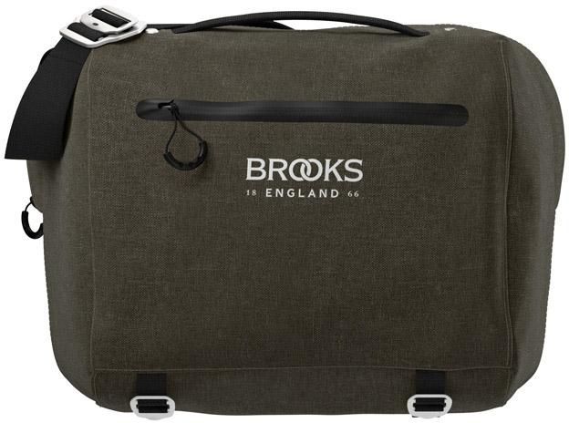 Brooks England Scape Compact Handlebar Bag  Mud Green