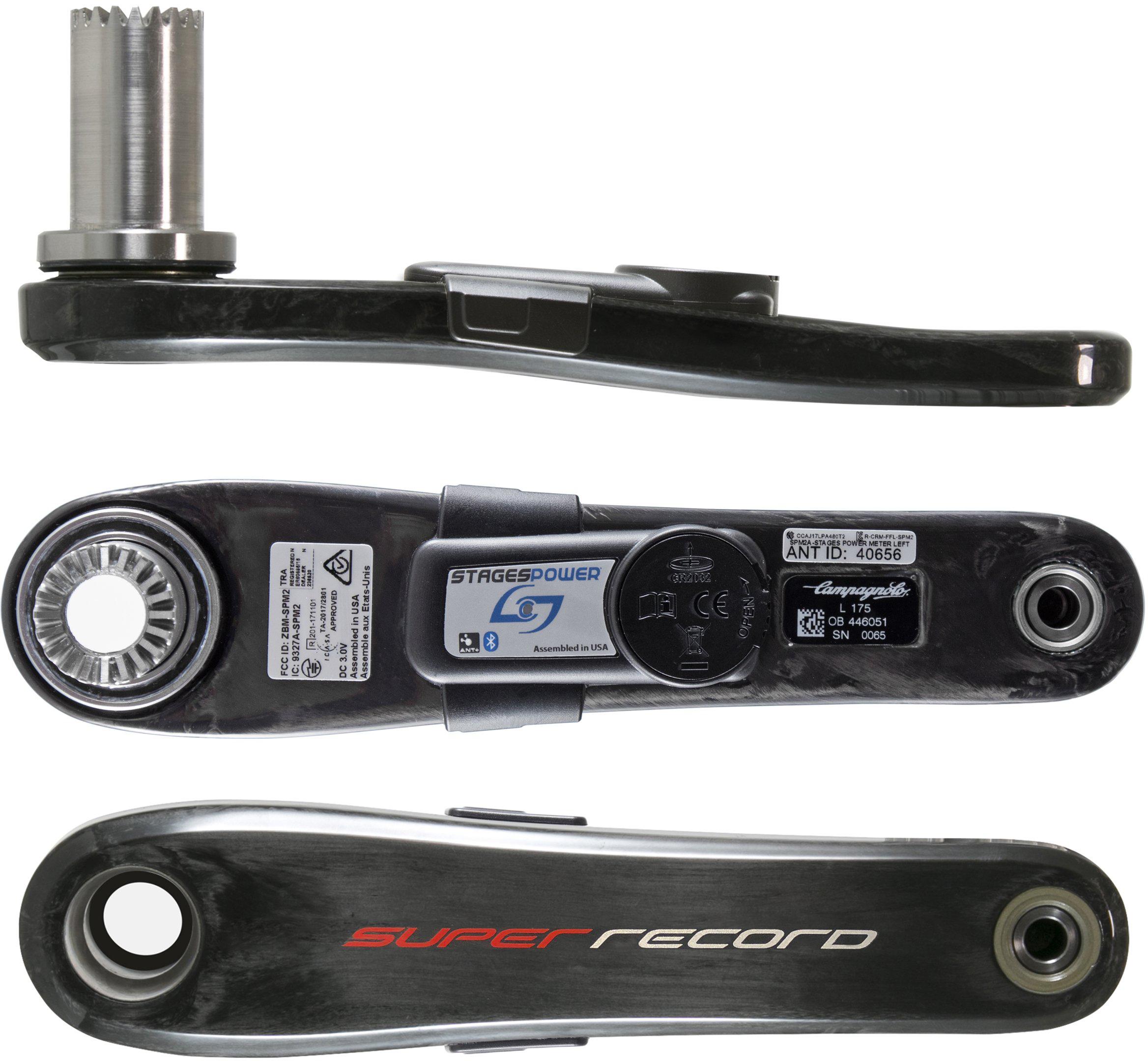Stages Cycling Campagnolo Super Record 12 S Power Meter  Black