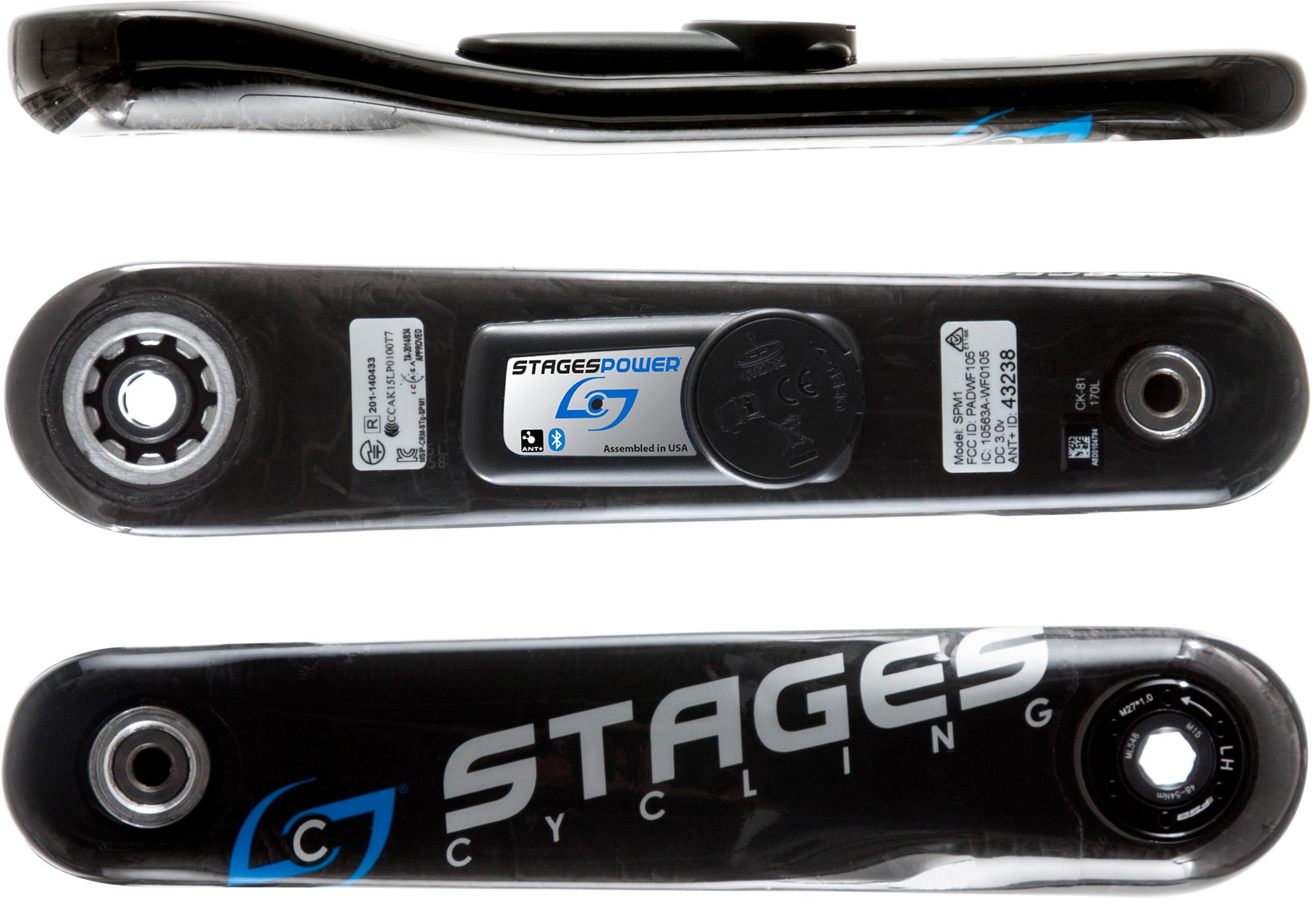 Stages Cycling Power G3 L - Stages Carbon Gxp Road  Black