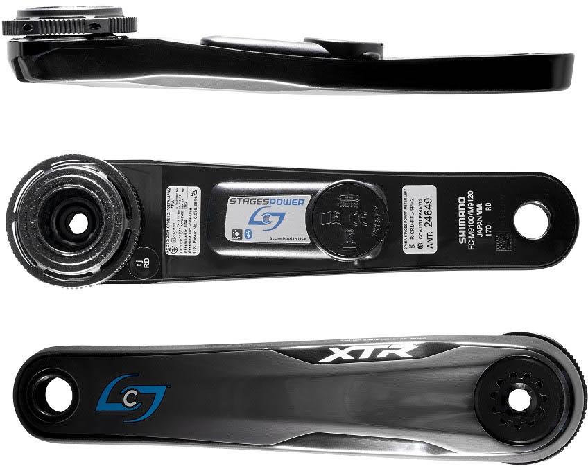 Stages Cycling Power Meter G3 L (xtr M9100)  Black