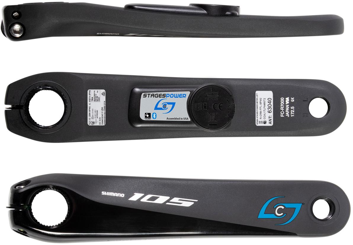 Stages Cycling Power Meter L (105 R7000)  Black