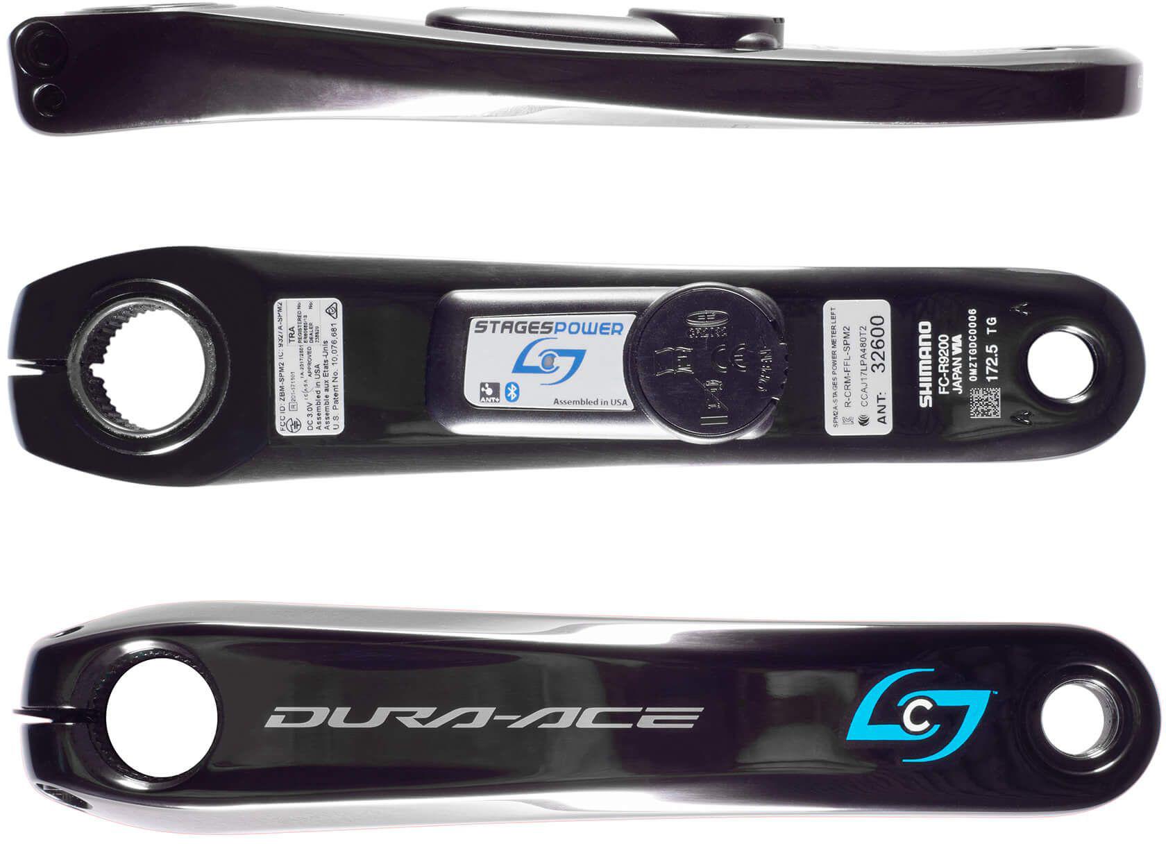 Stages Cycling Power Meter L Dura-ace R9200  Black