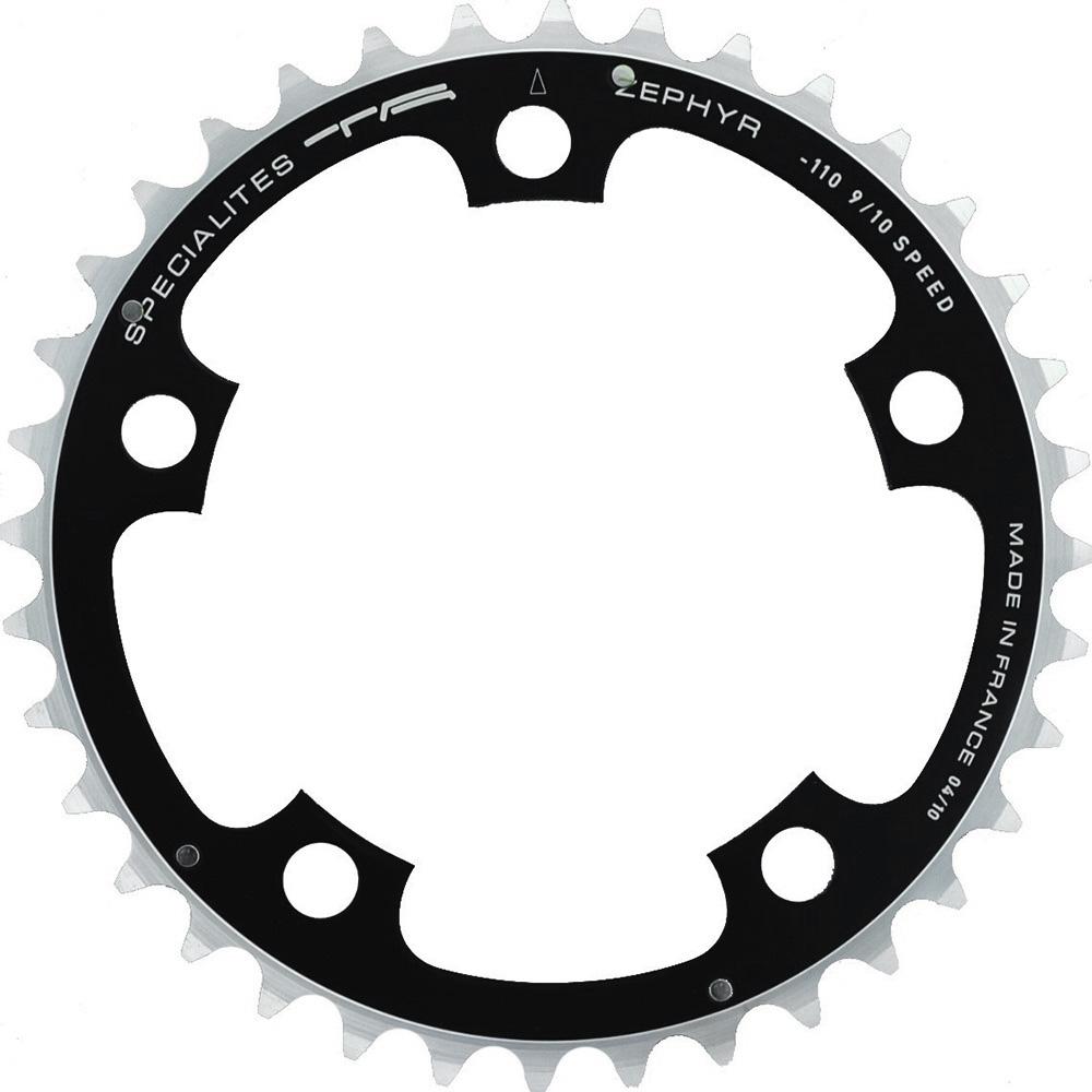 Ta 110 Pcd Zephyr Middle Road Chainring  Black