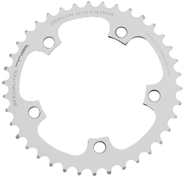 Ta 110 Pcd Zephyr Middle Road Chainring  Silver
