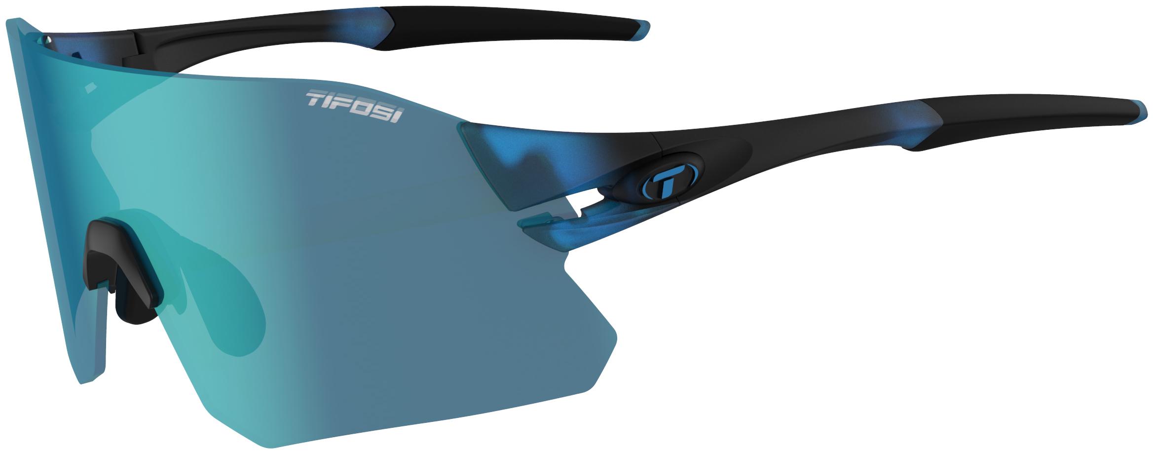 Tifosi Eyewear Rail Interchangeable Lens Sunglasses  Crystal Blue
