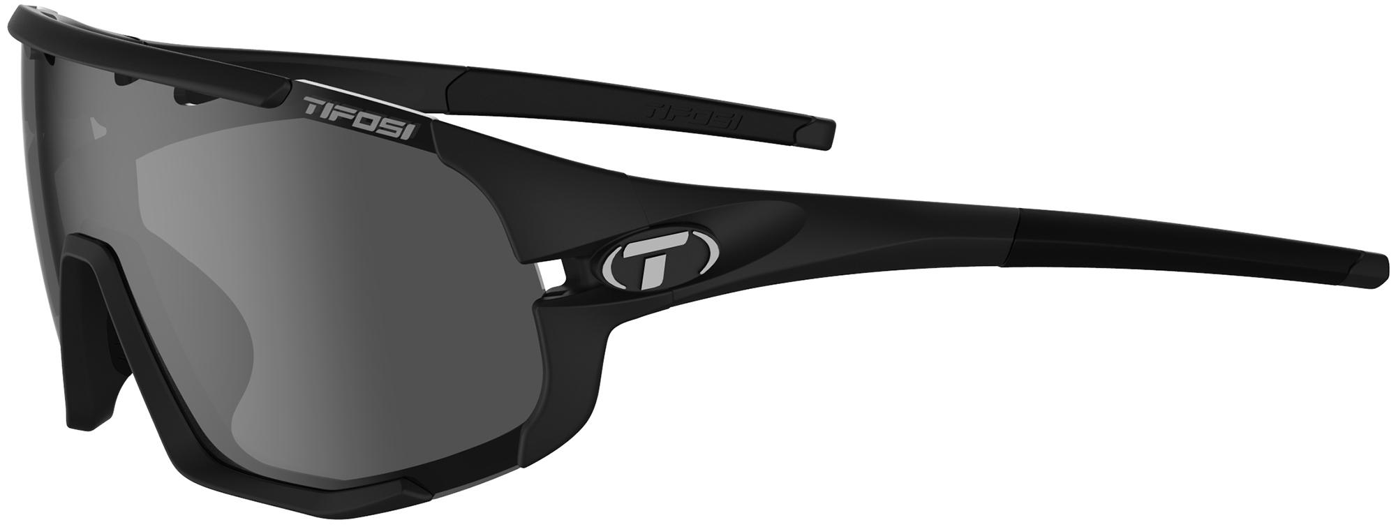 Tifosi Eyewear Sledge Matte Interchangeable Sunglasses  Matte Black