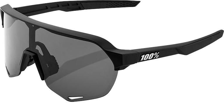 100% S2 Soft Tact Black Smoke Lens Sunglasses 2023  Smoke
