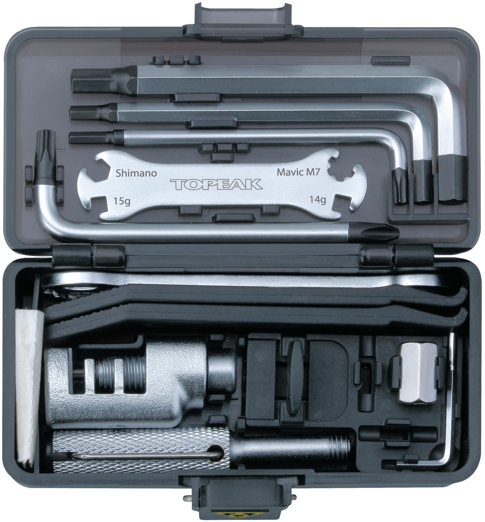 Topeak Survival Gear Box Tool Kit (17 Piece)  Neutral
