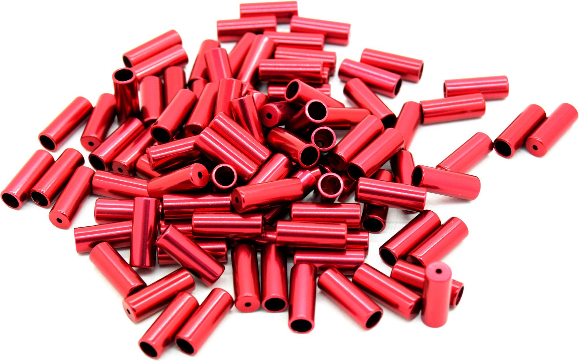 Transfil Brake Cable Casing Caps 5mm (trade Pack)  Red