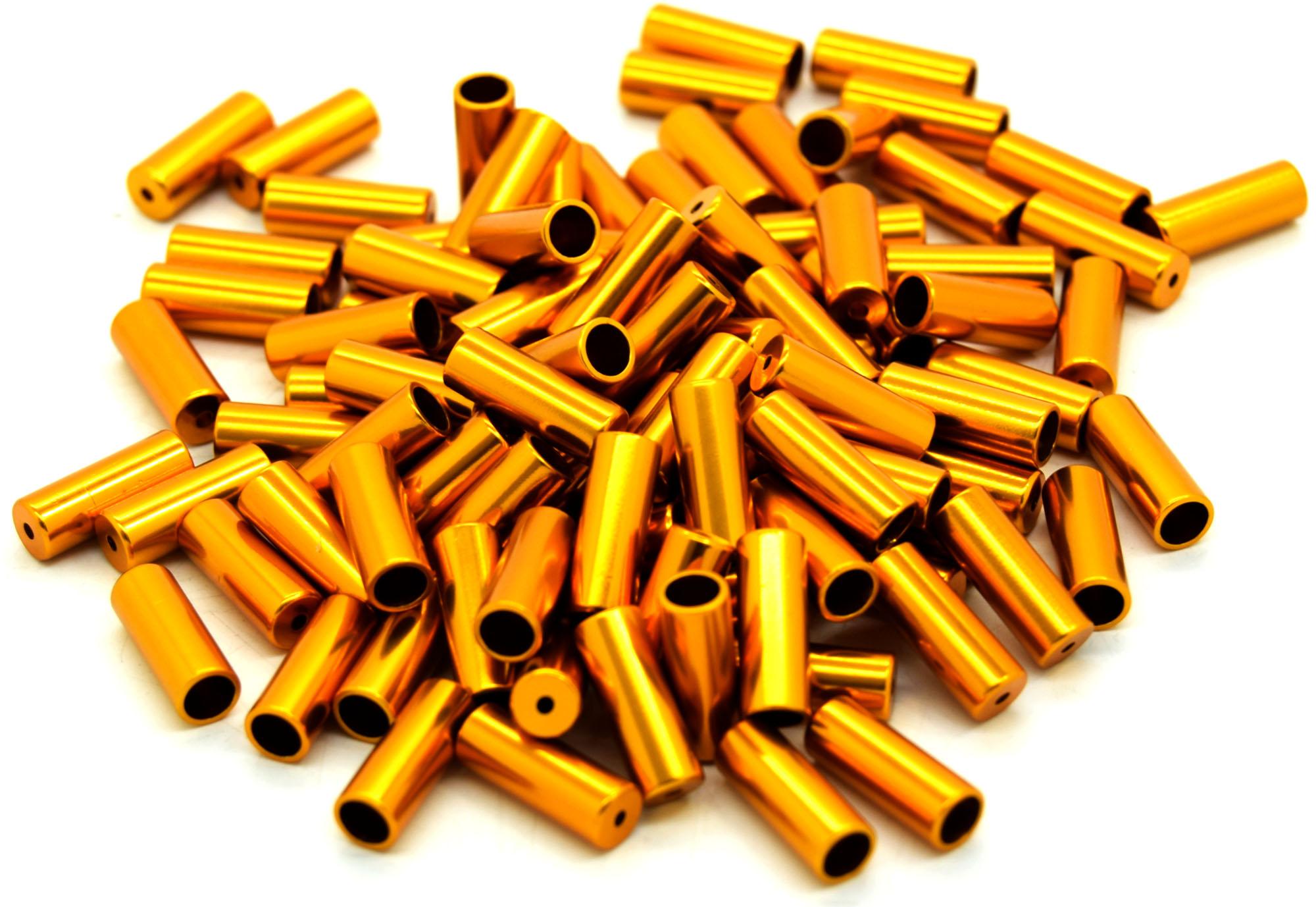 Transfil Gear Cable Casing Caps 4mm (trade Pack)  Gold